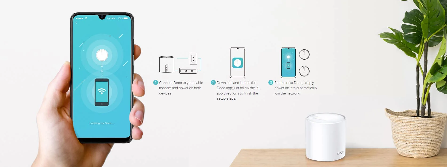 TP-Link AX3000 Whole Home Mesh Wi-Fi 6 System [ Deco X50 ]
