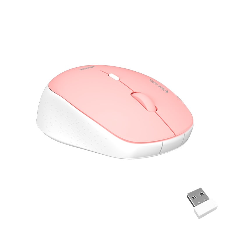 meetion Wireless Silent Mouse R570 - pink 