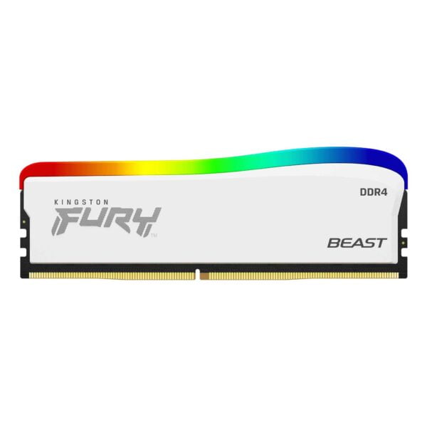 Kingston fury beast 16GB DDR4 3600MHz PC RAM ( white edition )- KF436C18BWA/16