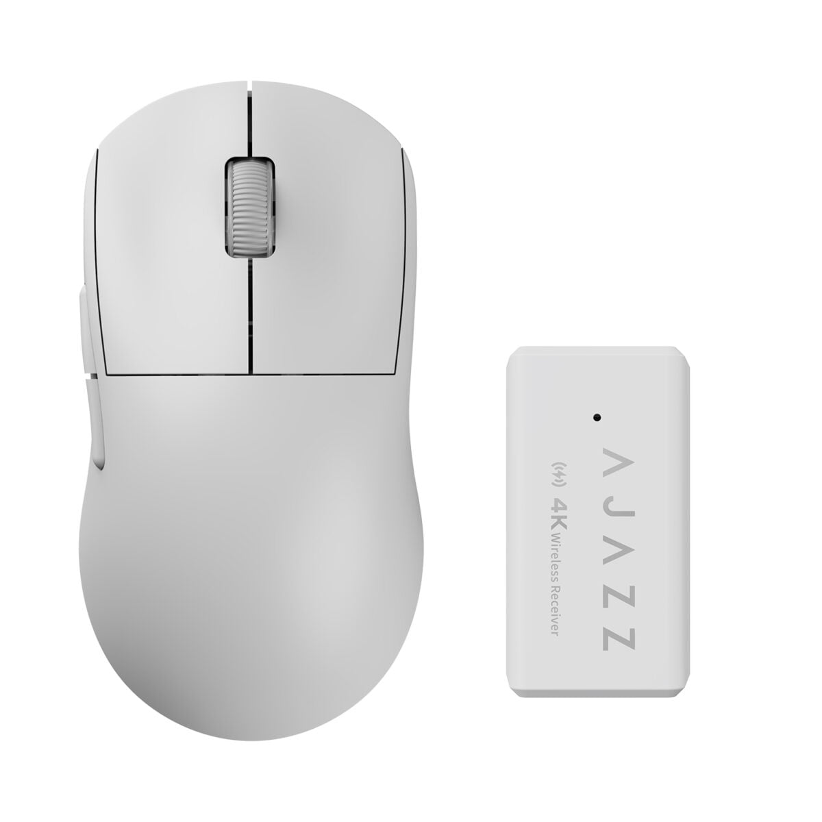 Ajazz AJ199 4K Wireless Gaming Mouse - white - Image 1
