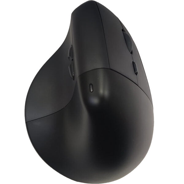 V30 Vertical Wireless and Bluetooth rechargeable Mouse Black