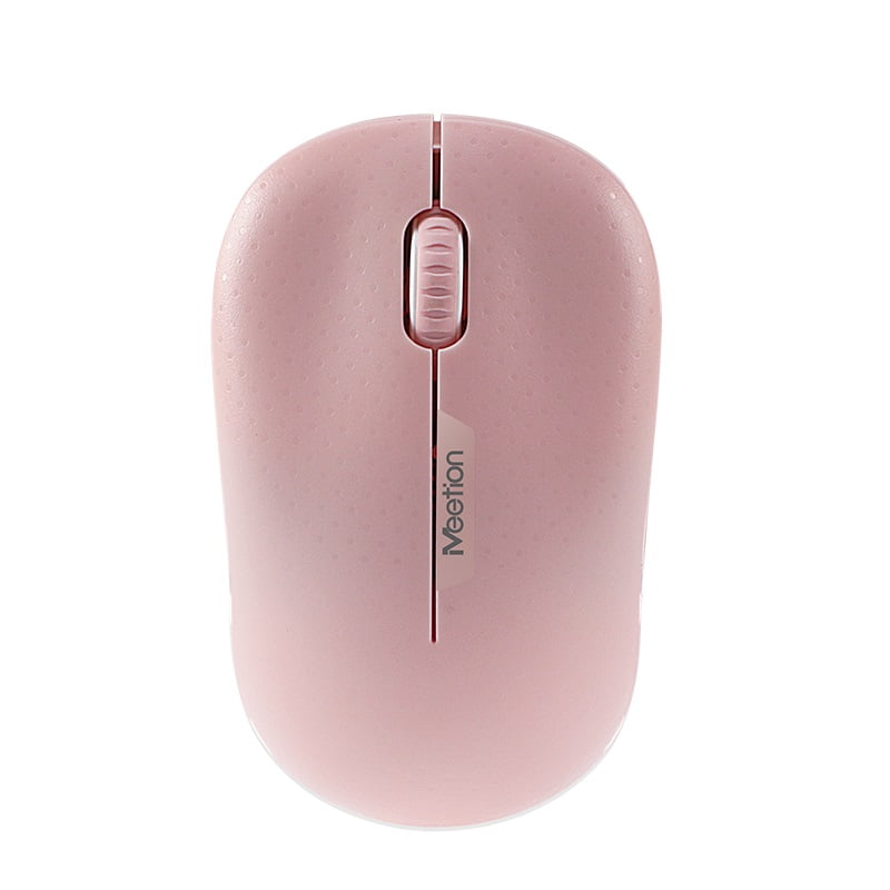 meetion Wireless Mouse R545 - Suitable for right/left hands users - pink 