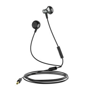 Ldnio wired In Ear Earphone HP08 3.5mm Single Jack AUX - black - Image 5