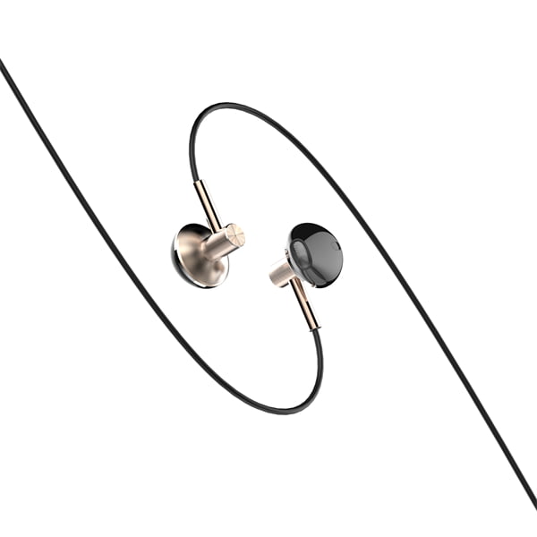 Ldnio wired In Ear Earphone HP09 - rose gold - In-ear earphone with controller - Sense of high quality - 3.5mm internation mainstream pin