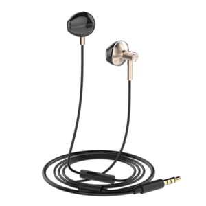 Ldnio wired In Ear Earphone HP09 3.5mm Single Jack AUX - rose gold - Image 4