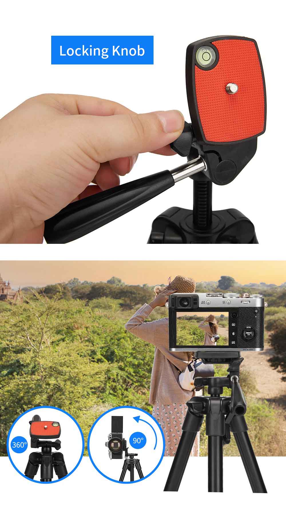 Jmary Professional Tripod With Mobile Holder [ KP-2205 ]