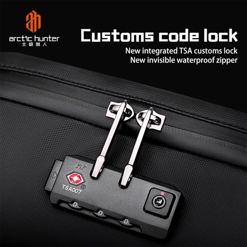 Arctic Hunter B00451 Gaming Backpack TSA lock