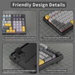 Ajazz AK992 Star Night Grey RGB Mechanical Keyboard (Brown Switch / Bluetooth / Wireless / USB-C Wired) [ AK992 ]
