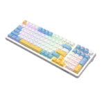 Ajazz AK992 Summer Blue RGB Mechanical Keyboard (Red Switch / Bluetooth / Wireless / USB-C Wired) [ AK992 ]