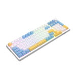 Ajazz AK992 Summer Blue RGB Mechanical Keyboard (Red Switch / Bluetooth / Wireless / USB-C Wired) [ AK992 ]