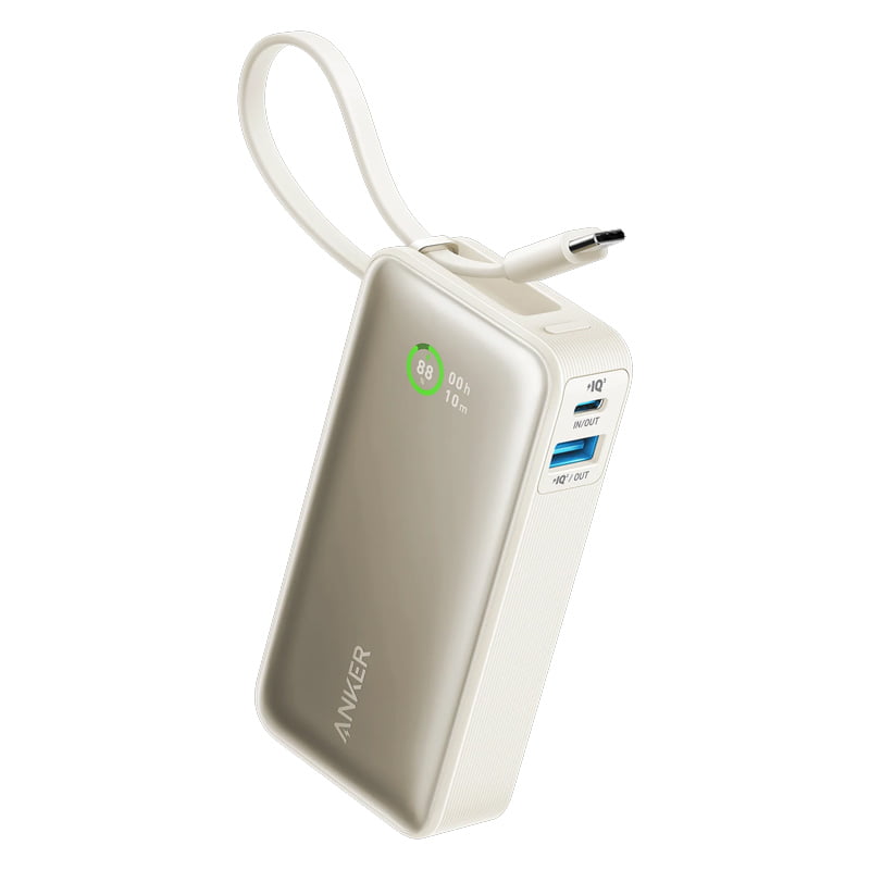 Anker Nano Power Bank 10000 White - Amman Jordan - PC Circle Anker Nano Power Bank 10000 White - Amman Jordan - PC Circle