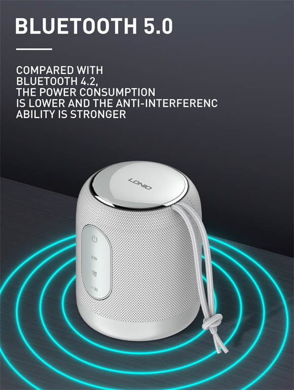 LDNIO 2000 mAh Bluetooth 5.0 Wireless Speaker [ BTS12 ]