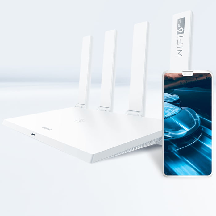 HUAWEI WiFi 6 plus AX3 wireless router -  2.4 GHz & 5 GHz - up to 3000 Mb/s - WS7100 V2