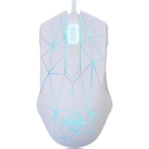 Ajazz AJ52 star watcher Wired Gaming Mouse - white - Image 4