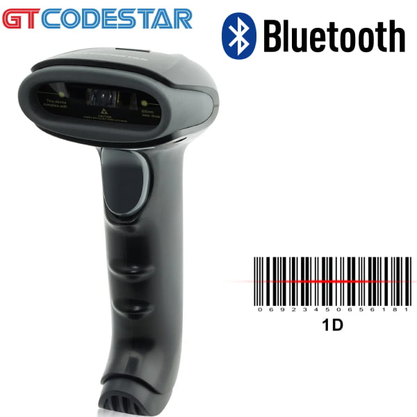 GTCODESTAR wireless laser Barcode scanner - Bluetooth / 2.4GHz - 1D - USB interface - X-600LB
