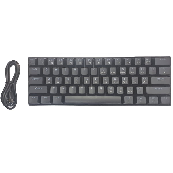 60% wired Mechanical keyboard - blue switch - RGB lights - cx23