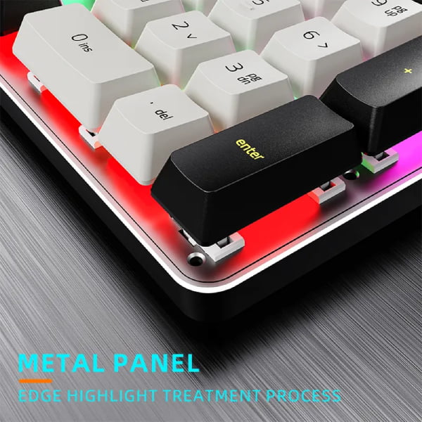 wired Mechanical keyboard - red switch - RGB lights - CX22