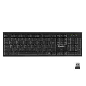 meetion 2.4GHz Wireless Combo mouse and keyboard - C4120 little black - Image 4