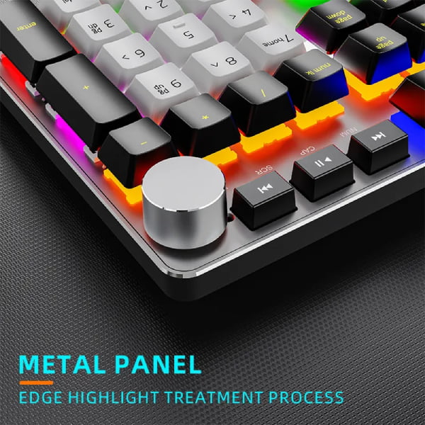 wired Mechanical keyboard - red switch - RGB lights - CX22