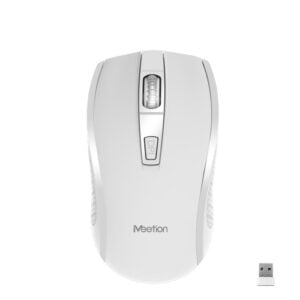 meetion 2.4GHz Wireless Combo mouse and keyboard - C4120little white - Image 5