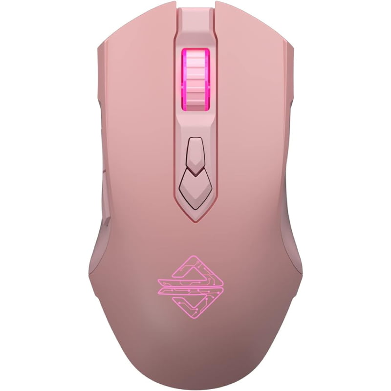 Ajazz AJ52PRO Wireless & Wired Gaming Mouse - pink