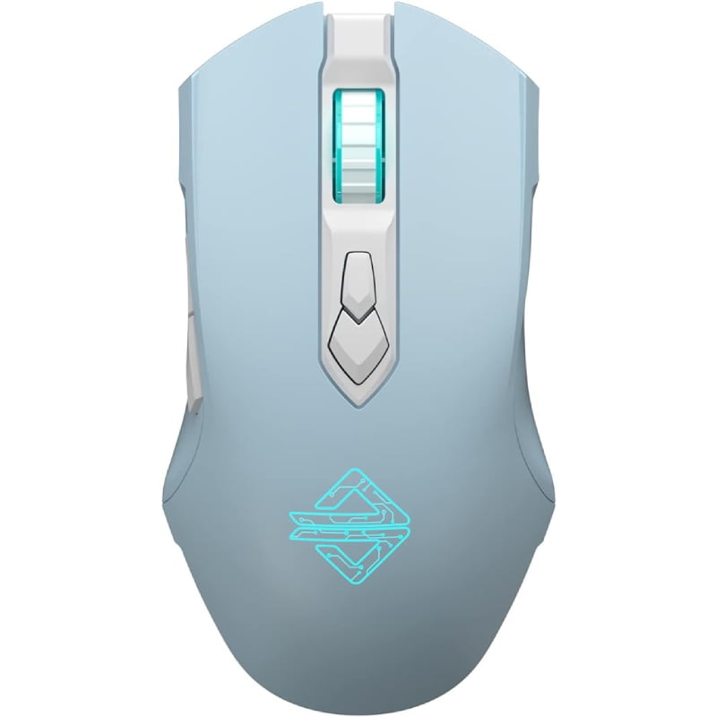 Ajazz AJ52PRO Wireless & Wired Gaming Mouse - blue