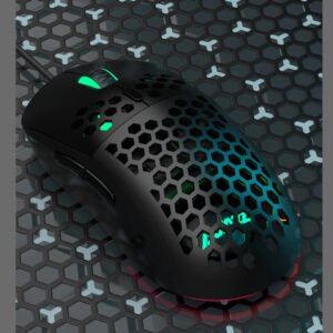 Ajazz AJ380R Wired Gaming Mouse - BLACK - 12400 DPI - 220IPS - Image 3
