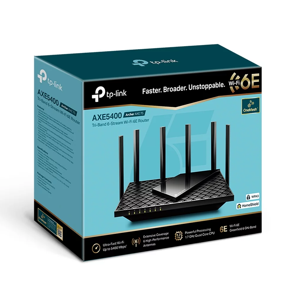 Amazon.com: TP-Link AXE5400 Tri-Band WiFi 6E Router (Archer