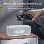 Wireless Speaker 6 in 1 (Wireless Charging / Digital Clock / Alarm / LED Light / Temperature) [ YZ-6B ]