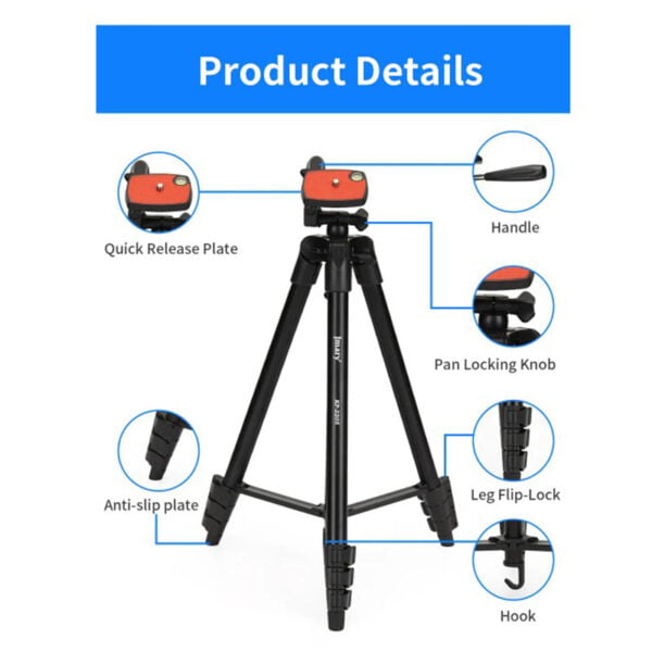 Jmary Professional Tripod With Mobile Holder [ KP-2205 ]