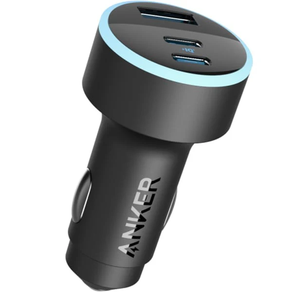 Anker USB-C Car Charger, 67W 3-Port Compact Fast Charger - A2736H11