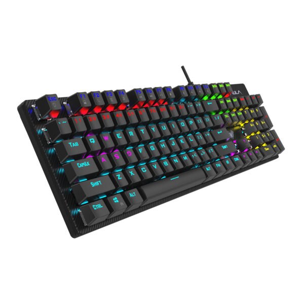 AULA S2022 Black Mechanical Gaming Keyboard - Blue Switch