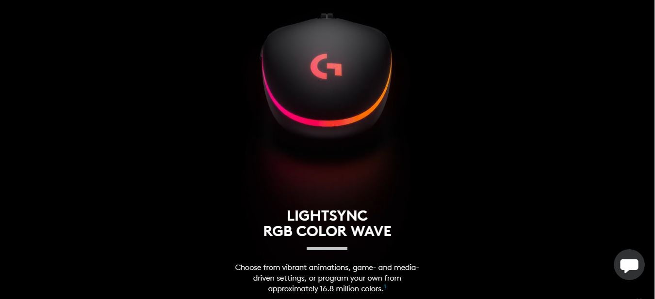 Logitech G203 Light sync Gaming Mouse - white color - 910-005791