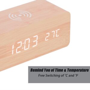 Wooden V-C127 Alarm Clock