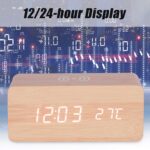 Wooden V-C127 Alarm Clock