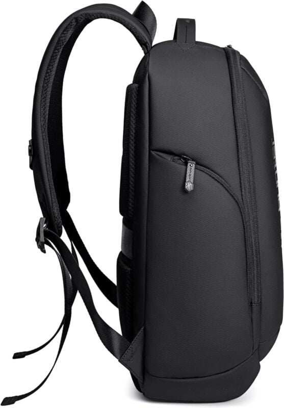 Arctic Hunter B00554 15.6" Laptop Durable Polyester Backpack with Built In USB/Headphone Port - Black - Image 8