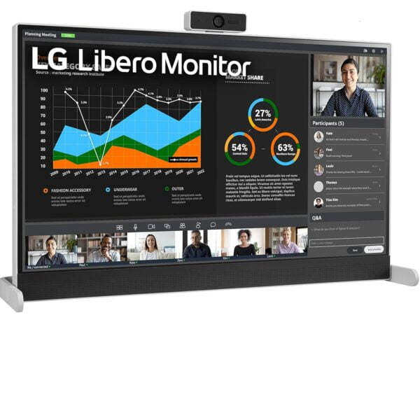 LG 27" QHD IPS HDR 10 Libero Monitor 