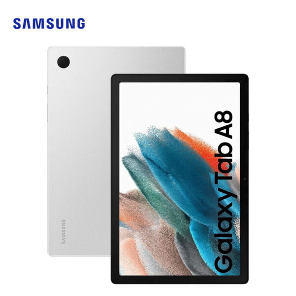 Samsung Galaxy Tab A8 ( 4G LTE / Wi-Fi AC / BT V5.0 /10.5-Inch / Octa-Core / 4GB RAM / 64GB Storage / Android 11 / 7040 mAh Battery) (Silver color) SM-X205