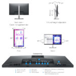 Dell 27 Monitor P2722H (27-Inch IPS / 8ms Response Time / Anti-Glare / HDMI - Display Port - VGA - USB) [ P2722H 210-AZYZ ]