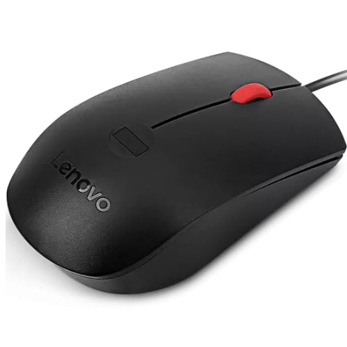Lenovo wired USB Mouse with built-in Fingerprint Biometric - 1600 DPI - 4Y50Q64661