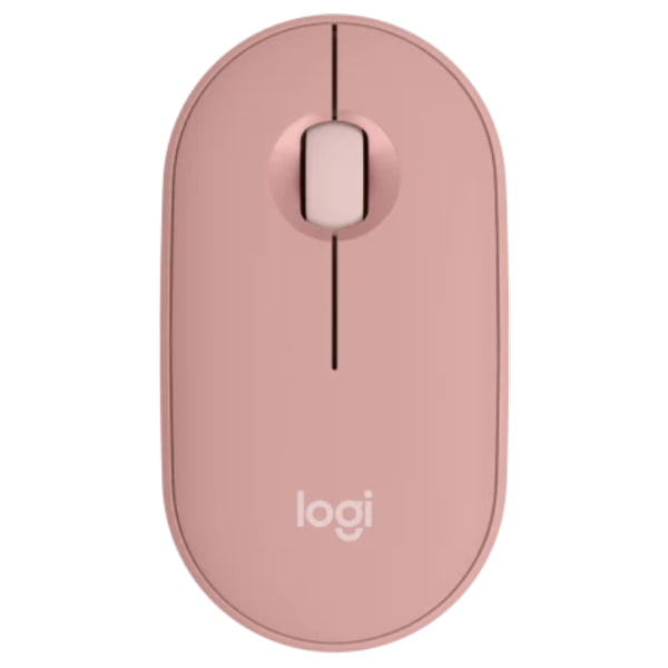 Logitech PEBBLE MOUSE 2 M350S wireless Bluetooth Mouse - pink tone - 910-007048
