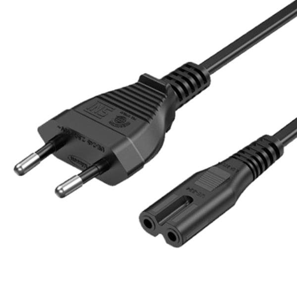 Vention 2-prong power cord C7 ( radio cable ) - 1.8m - EU plug connector - ZCLBAC