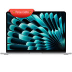 Apple MacBook Air 2024 " Apple M3 8-Core with 8-core GPU, 8GB RAM, 256GB SSD, 13.6" inch (2560x1664) Silver Color " MRXQ3LL/A 🎁 Free Gifts 🎁