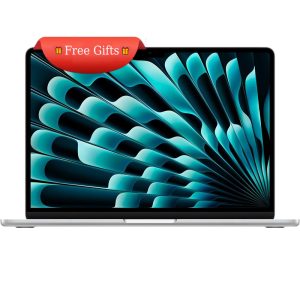 Apple MacBook Air 2024 " Apple M3 8-Core with 8-core GPU, 8GB RAM, 256GB SSD, 13.6" inch (2560x1664) Silver Color " MRXQ3LL/A 🎁 Free Gifts 🎁