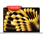 Apple MacBook Air 2024 " Apple M3 8-Core with 10-core GPU, 8GB RAM, 256GB SSD, 15.3" inch (2880x1864) Starlight Color " MRYR3LL/A 🎁 Free Gifts 🎁
