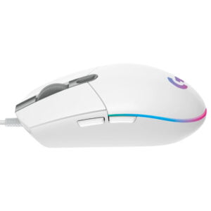 Logitech G203 Light sync Gaming Mouse - white color - 910-005791 - Image 2