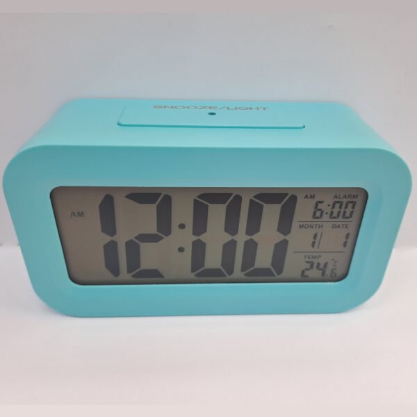 Digital Clock Backlight with Alarm Clock - blue - 8031 / V-C060