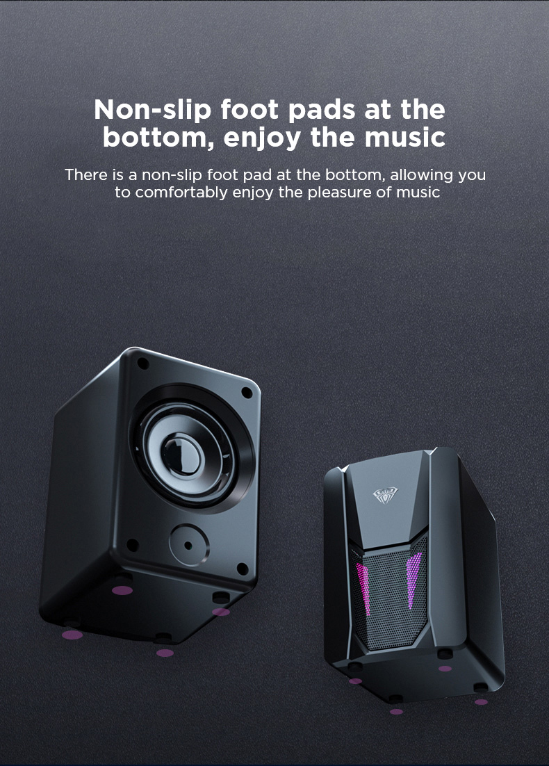 AULA N-108 Wired Desktop Speakers 
