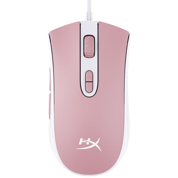HyperX Pulsefire Core Gaming Mouse - Up to 6,200 DPI - White-Pink - 639p1aa - US model (No warranty )
