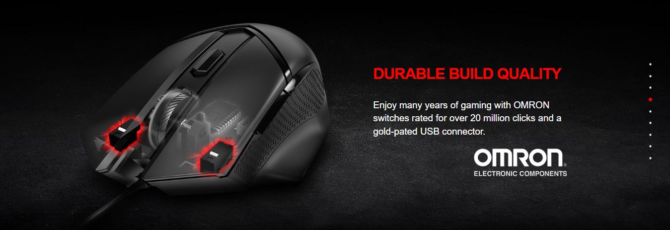 MSI CLUTCH GM20 ELITE gaming mouse - ADJUSTABLE WEIGHT SYSTEM